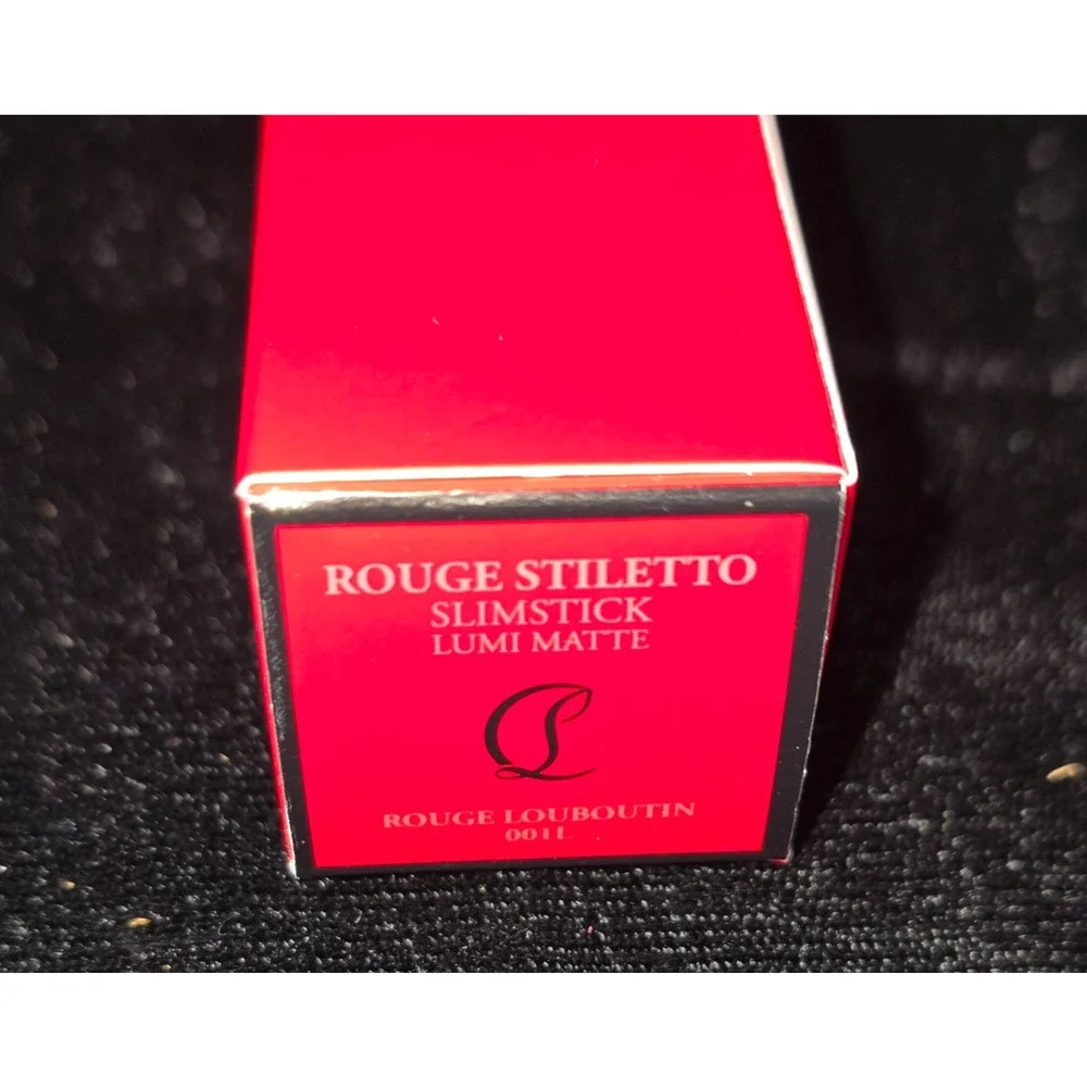 Christian Louboutin NIB Rouge Stilleto Slimstick Lumi Matte Rouge Louboutin001L - Picture 3 of 4